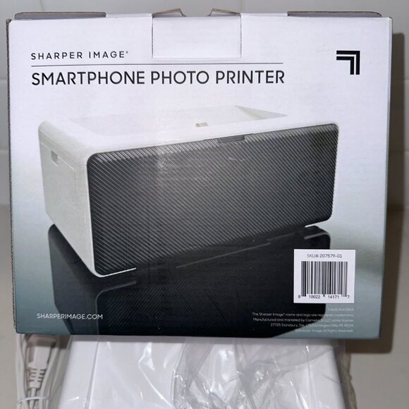 NIB! Sharper Image Smartphone Photo Printer - Picture 4 of 4